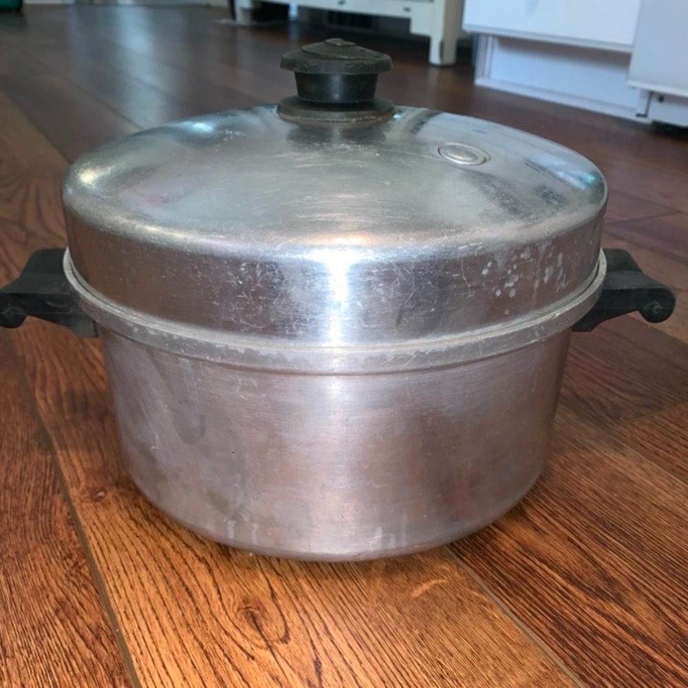 Saladmaster: #405 Vintage Aluminum 6 Quart Dutch Oven / Stock Pot Vapo Lid